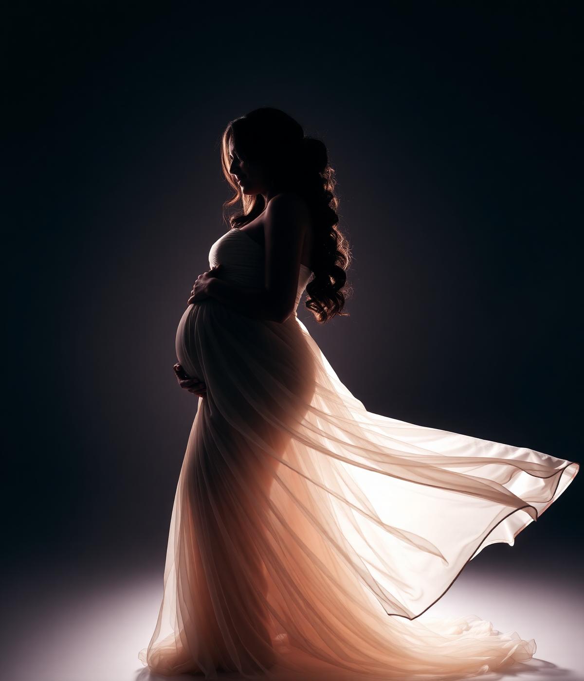 Maternity silhouette